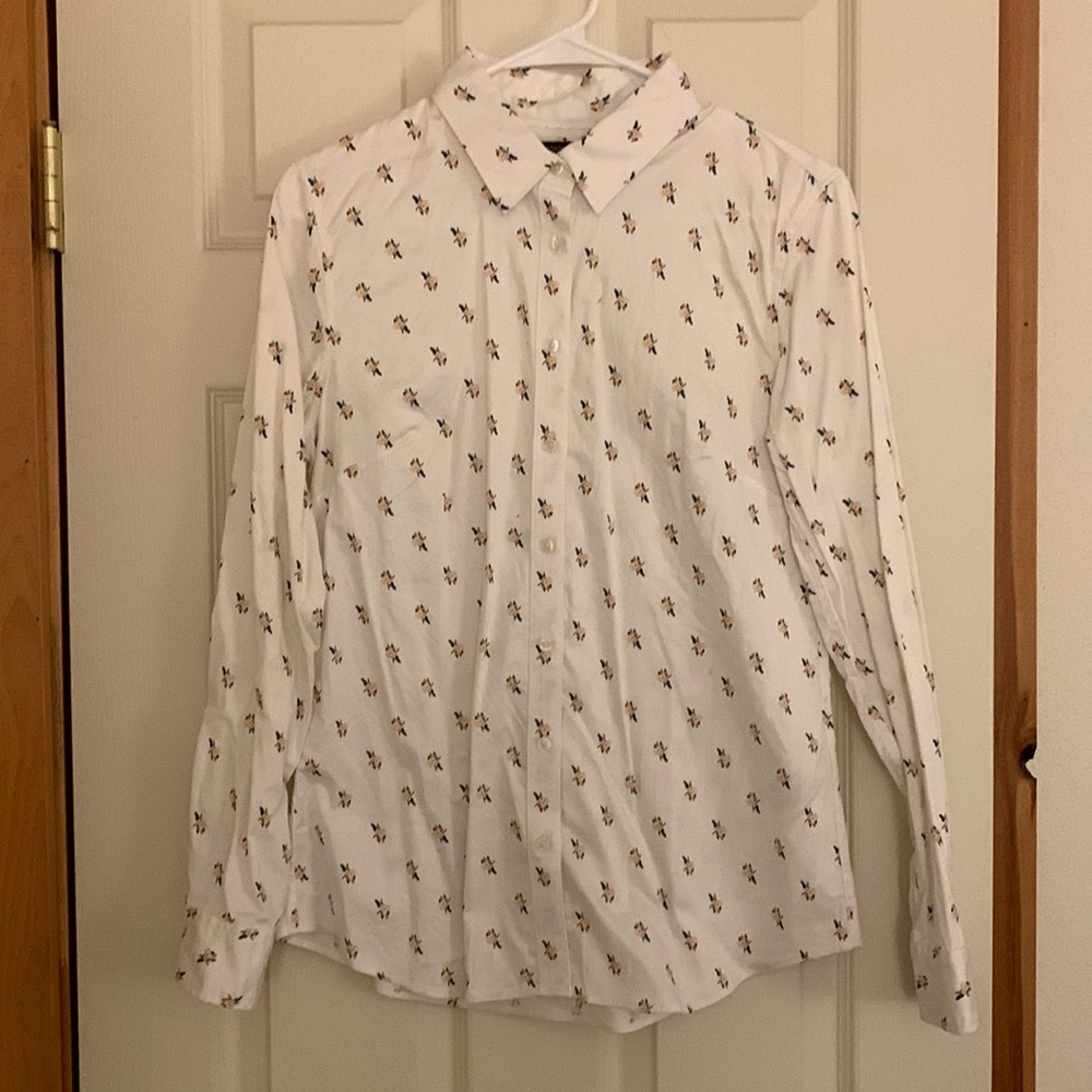 Banana Republic Button-up cotton blouse